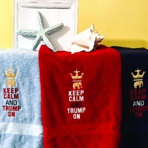 Beach Towels 30" x 60" Red, Navy, Light blue